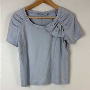 See By Chloe Blue- Grey Short Sleeve Tee Size 8